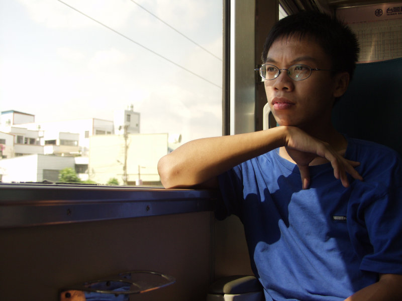 台灣鐵路旅遊攝影電車-區間車旅客特寫2003攝影照片61