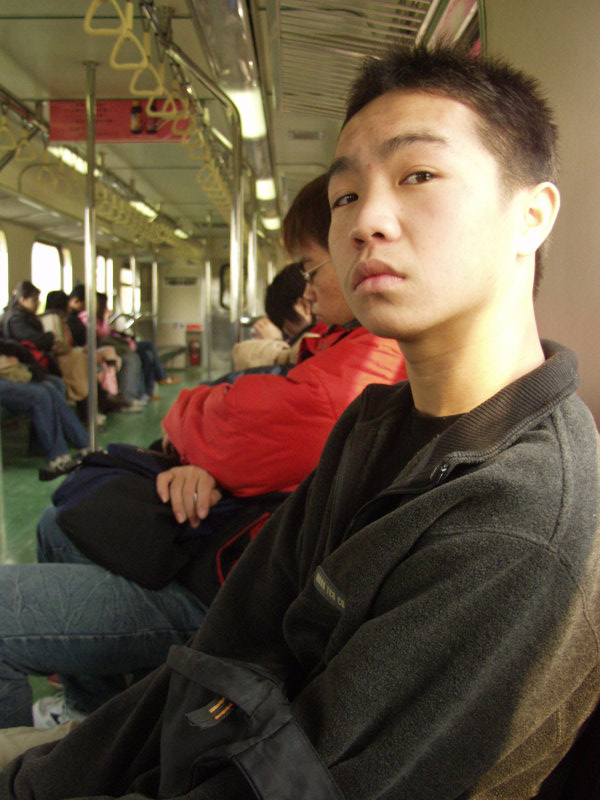 台灣鐵路旅遊攝影電車-區間車旅客特寫2003攝影照片107