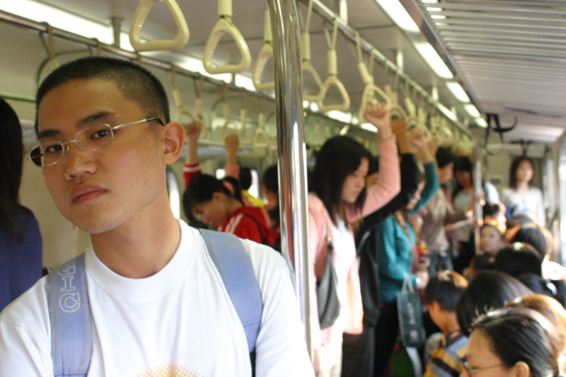 台灣鐵路旅遊攝影電車-區間車旅客特寫2004攝影照片33