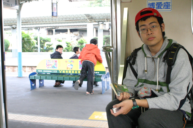 台灣鐵路旅遊攝影電車-區間車旅客特寫2005攝影照片60