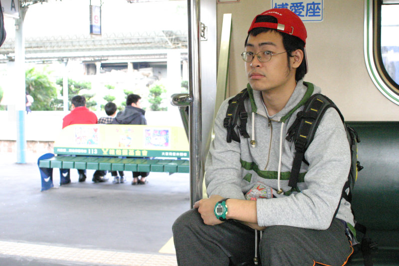 台灣鐵路旅遊攝影電車-區間車旅客特寫2005攝影照片62