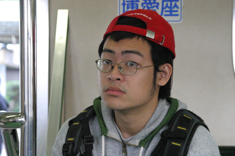 台灣鐵路旅遊攝影電車-區間車旅客特寫2005攝影照片66