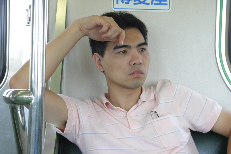 台灣鐵路旅遊攝影電車-區間車旅客特寫2005攝影照片72