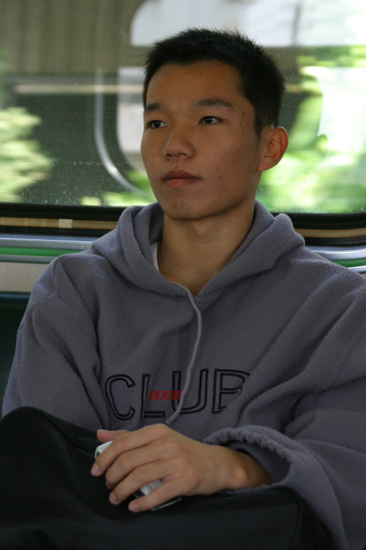 台灣鐵路旅遊攝影電車-區間車旅客特寫2005攝影照片88