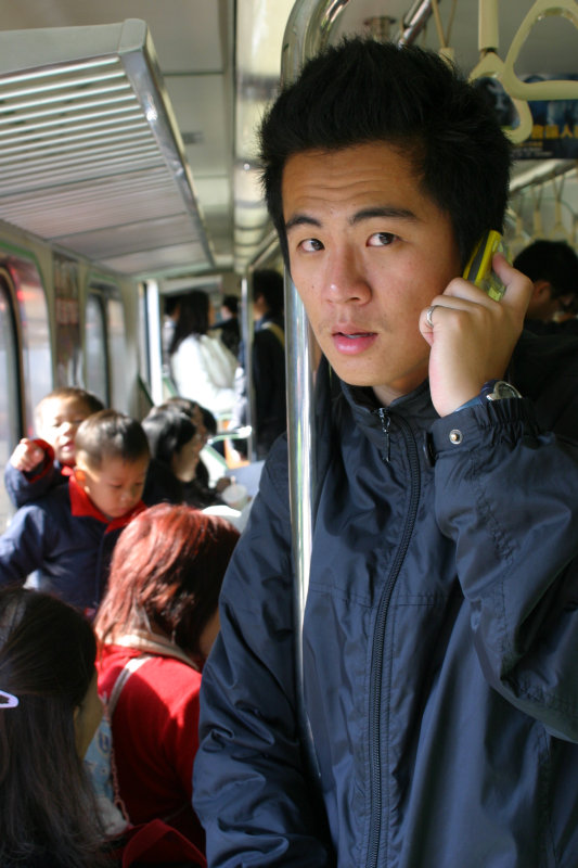台灣鐵路旅遊攝影電車-區間車旅客特寫2005攝影照片123