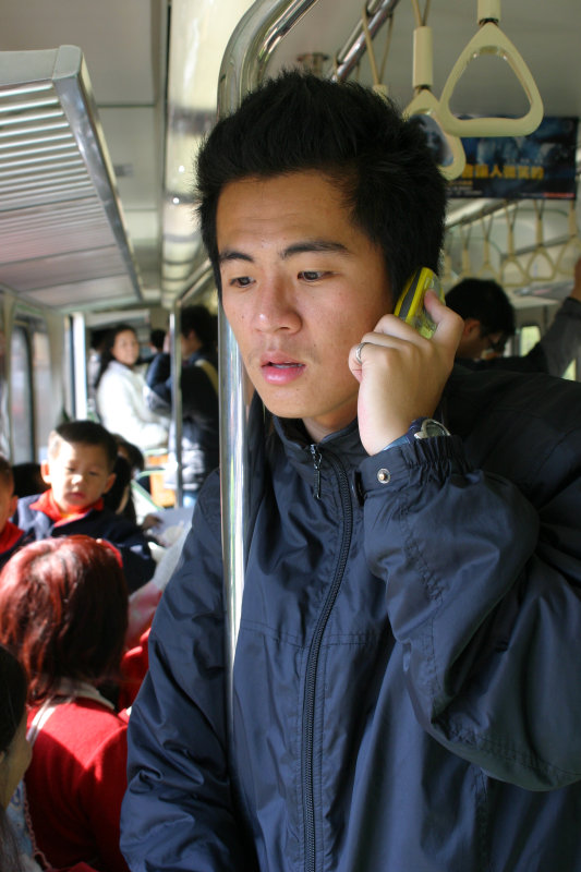台灣鐵路旅遊攝影電車-區間車旅客特寫2005攝影照片125
