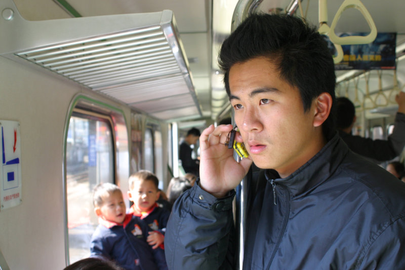 台灣鐵路旅遊攝影電車-區間車旅客特寫2005攝影照片127