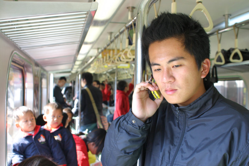 台灣鐵路旅遊攝影電車-區間車旅客特寫2005攝影照片129