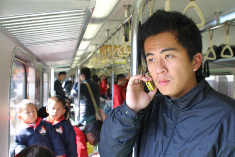 台灣鐵路旅遊攝影電車-區間車旅客特寫2005攝影照片130
