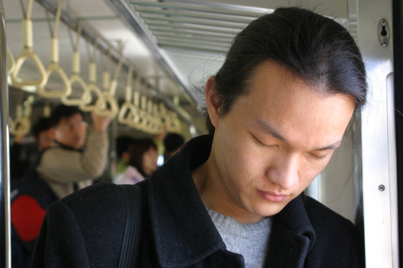 台灣鐵路旅遊攝影電車-區間車旅客特寫2005攝影照片170