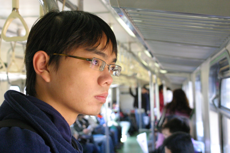 台灣鐵路旅遊攝影電車-區間車旅客特寫2005攝影照片172