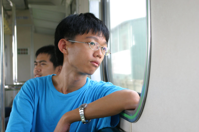 台灣鐵路旅遊攝影電車-區間車旅客特寫2005攝影照片203