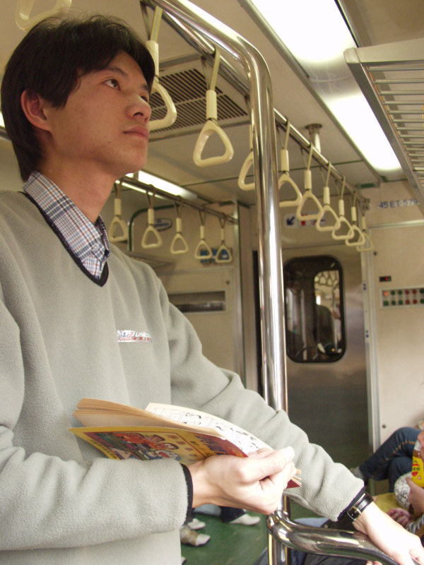 台灣鐵路旅遊攝影電車-區間車旅客特寫2005攝影照片231