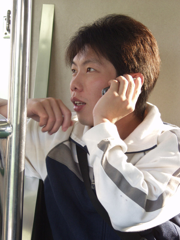 台灣鐵路旅遊攝影電車-區間車旅客特寫2005攝影照片257