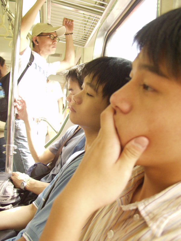 台灣鐵路旅遊攝影電車-區間車旅客特寫2005攝影照片273