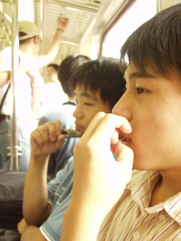 台灣鐵路旅遊攝影電車-區間車旅客特寫2005攝影照片276