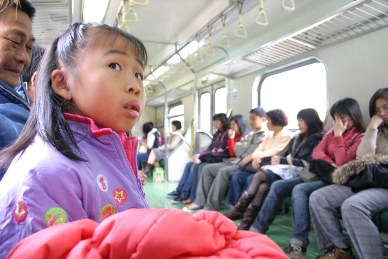 台灣鐵路旅遊攝影電車-區間車旅客特寫2006攝影照片32
