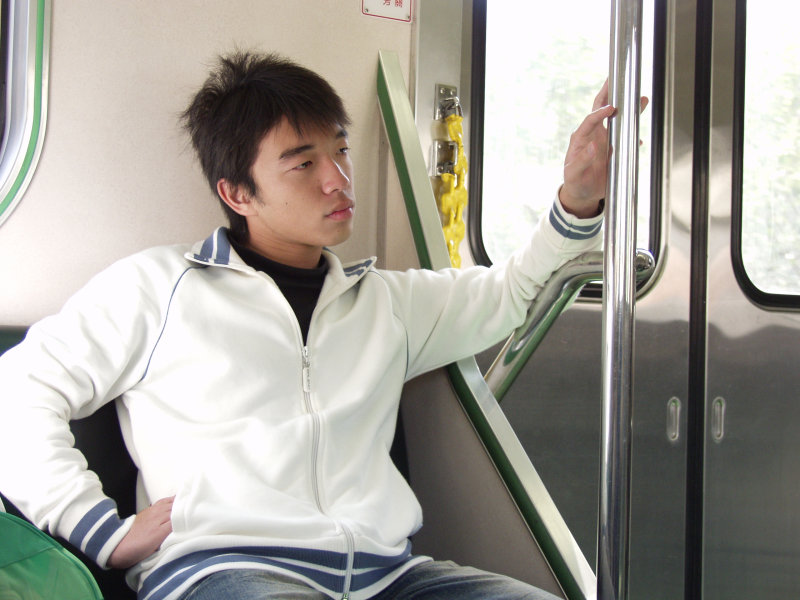 台灣鐵路旅遊攝影電車-區間車旅客特寫2006攝影照片72