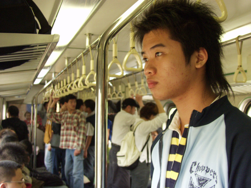 台灣鐵路旅遊攝影電車-區間車旅客特寫2006攝影照片83