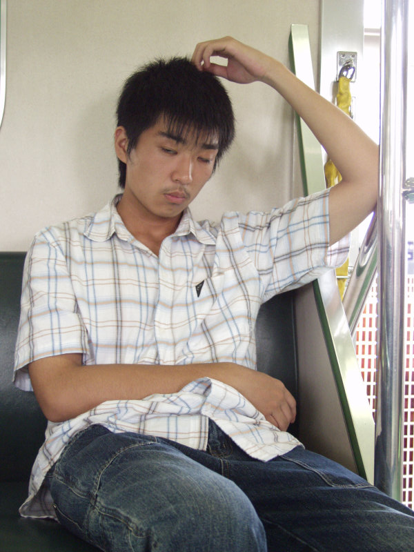台灣鐵路旅遊攝影電車-區間車旅客特寫2006攝影照片93