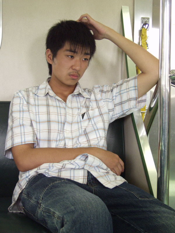 台灣鐵路旅遊攝影電車-區間車旅客特寫2006攝影照片94