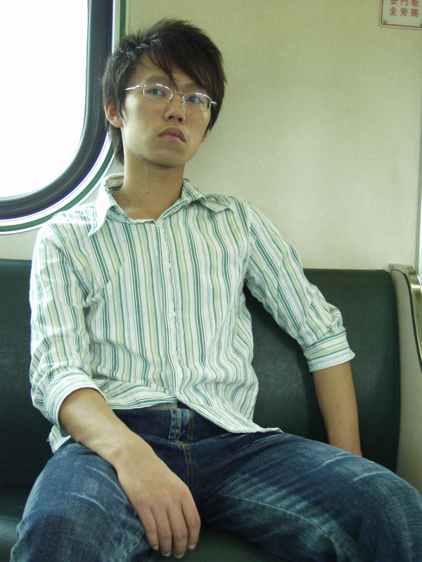 台灣鐵路旅遊攝影電車-區間車旅客特寫2006攝影照片127