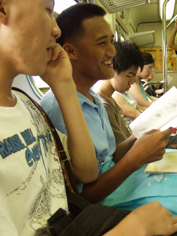 台灣鐵路旅遊攝影電車-區間車旅客特寫2006攝影照片156