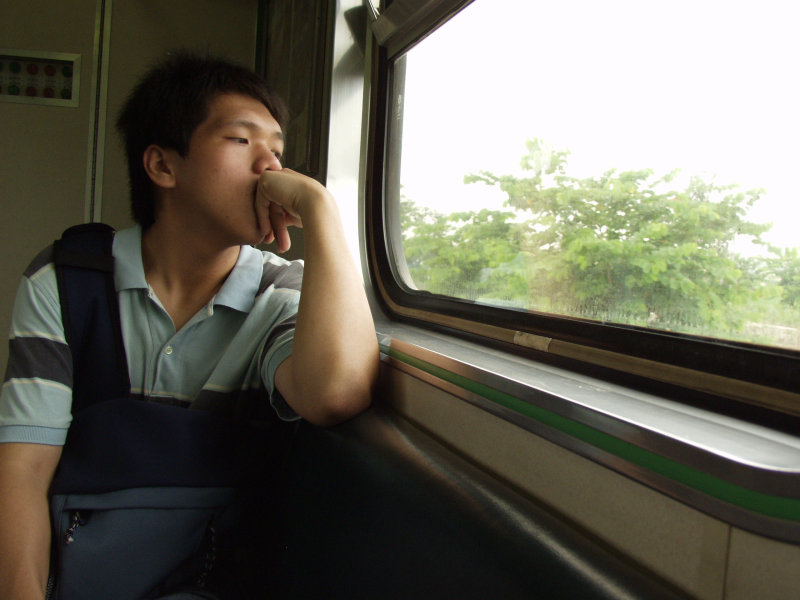 台灣鐵路旅遊攝影電車-區間車旅客特寫2006攝影照片160