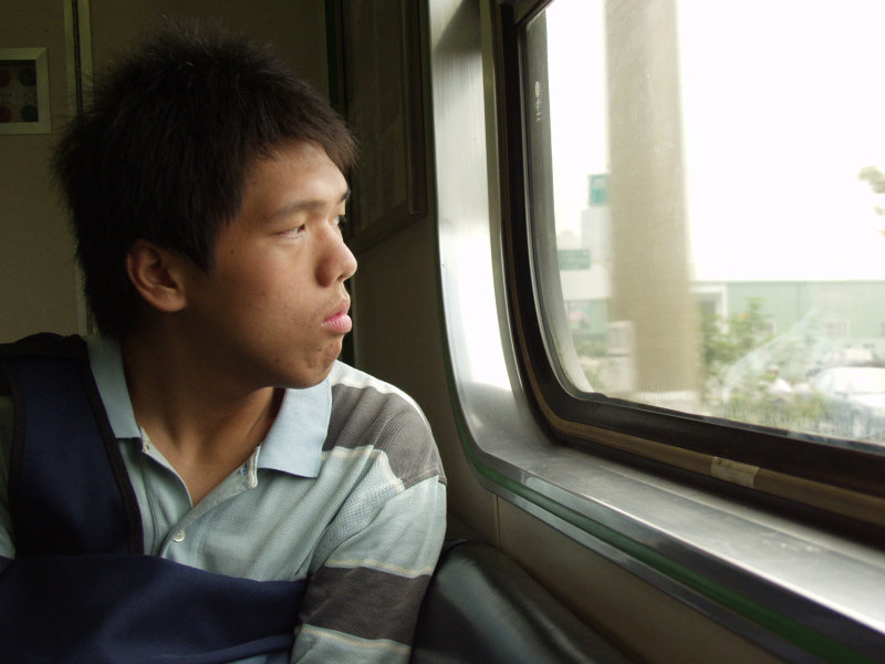 台灣鐵路旅遊攝影電車-區間車旅客特寫2006攝影照片162