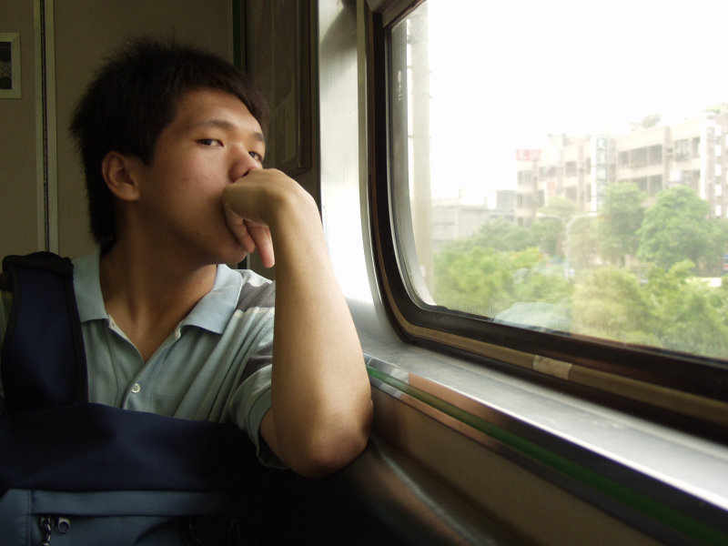 台灣鐵路旅遊攝影電車-區間車旅客特寫2006攝影照片163