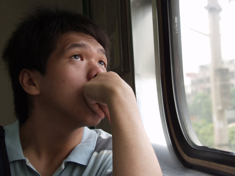 台灣鐵路旅遊攝影電車-區間車旅客特寫2006攝影照片164