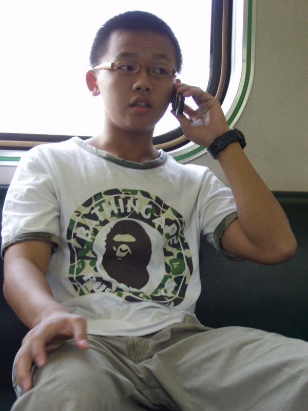 台灣鐵路旅遊攝影電車-區間車旅客特寫2006攝影照片173