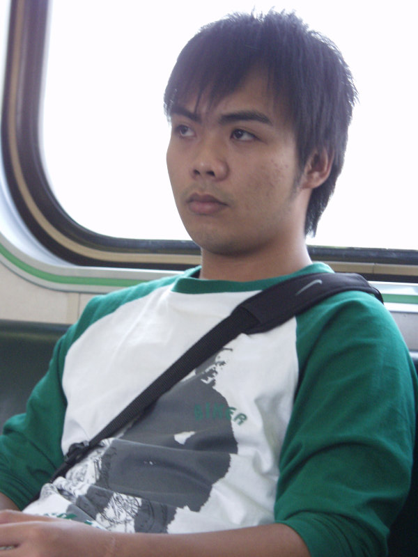 台灣鐵路旅遊攝影電車-區間車旅客特寫2006攝影照片178