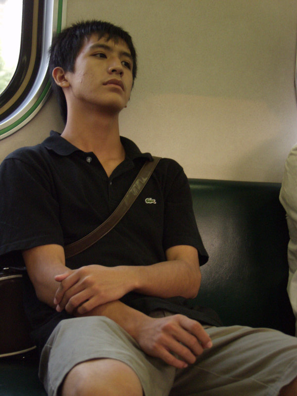 台灣鐵路旅遊攝影電車-區間車旅客特寫2006攝影照片185