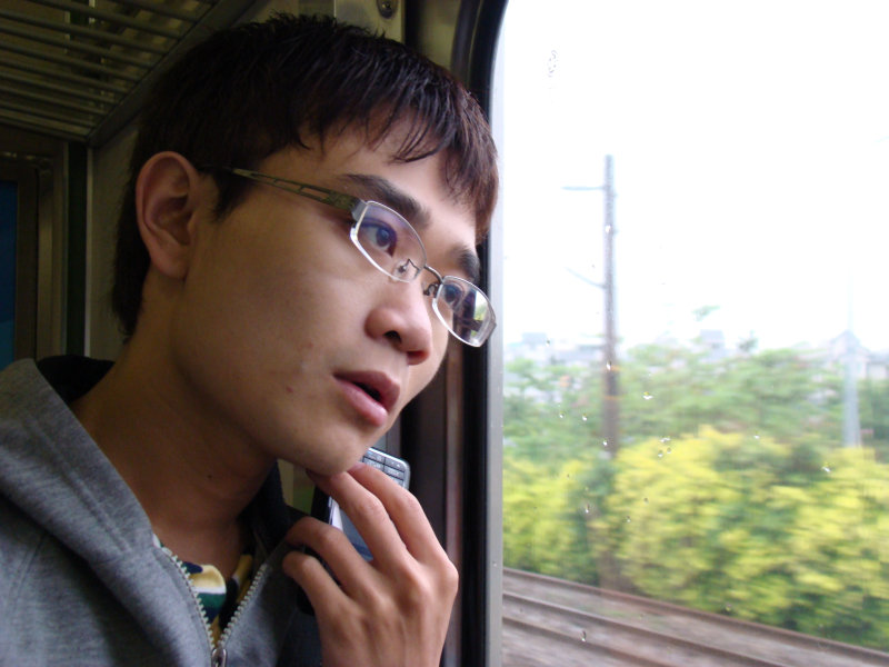 台灣鐵路旅遊攝影電車-區間車旅客特寫2007攝影照片21