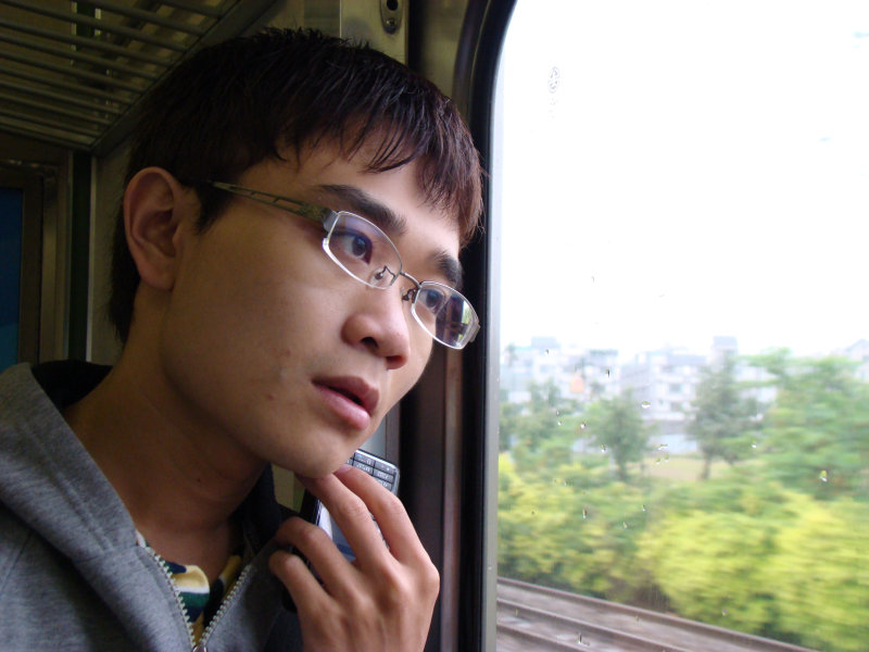 台灣鐵路旅遊攝影電車-區間車旅客特寫2007攝影照片22