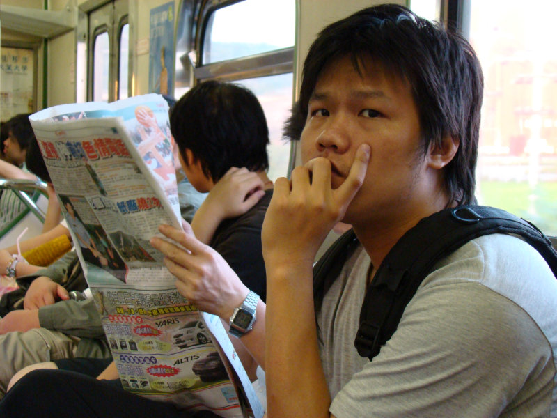 台灣鐵路旅遊攝影電車-區間車旅客特寫2007攝影照片32