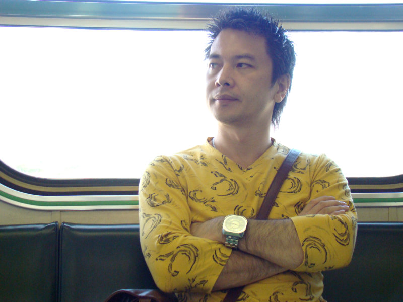 台灣鐵路旅遊攝影電車-區間車旅客特寫2007攝影照片69