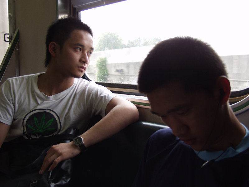 台灣鐵路旅遊攝影電車-區間車旅客特寫2007攝影照片195