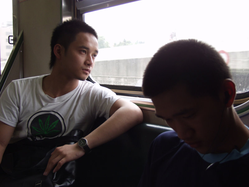 台灣鐵路旅遊攝影電車-區間車旅客特寫2007攝影照片196