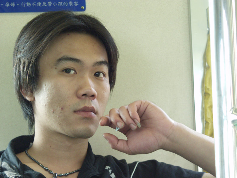 台灣鐵路旅遊攝影電車-區間車旅客特寫2007攝影照片216