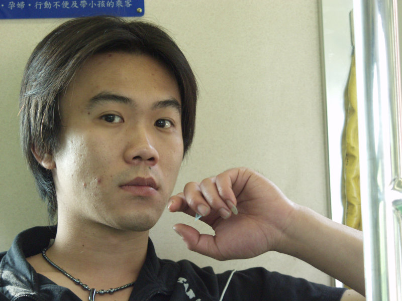 台灣鐵路旅遊攝影電車-區間車旅客特寫2007攝影照片217