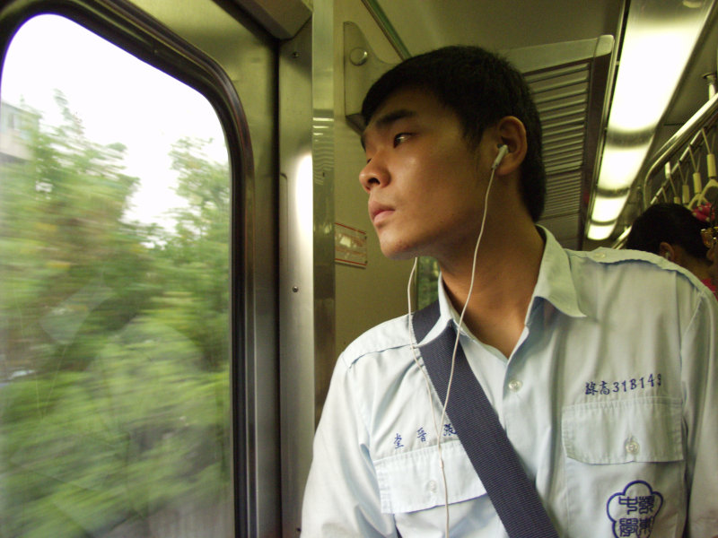 台灣鐵路旅遊攝影電車-區間車旅客特寫2007攝影照片224