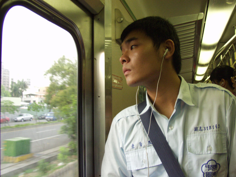 台灣鐵路旅遊攝影電車-區間車旅客特寫2007攝影照片226