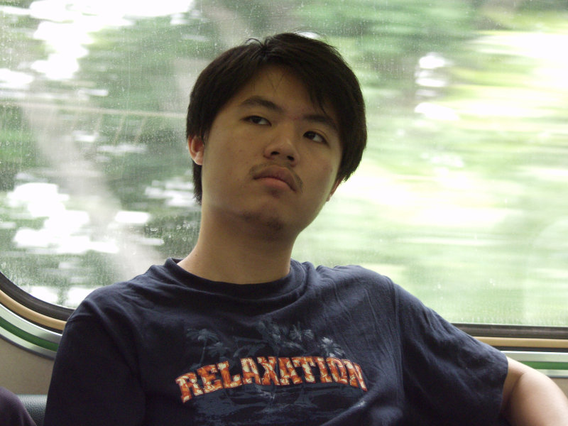 台灣鐵路旅遊攝影電車-區間車旅客特寫2007攝影照片235
