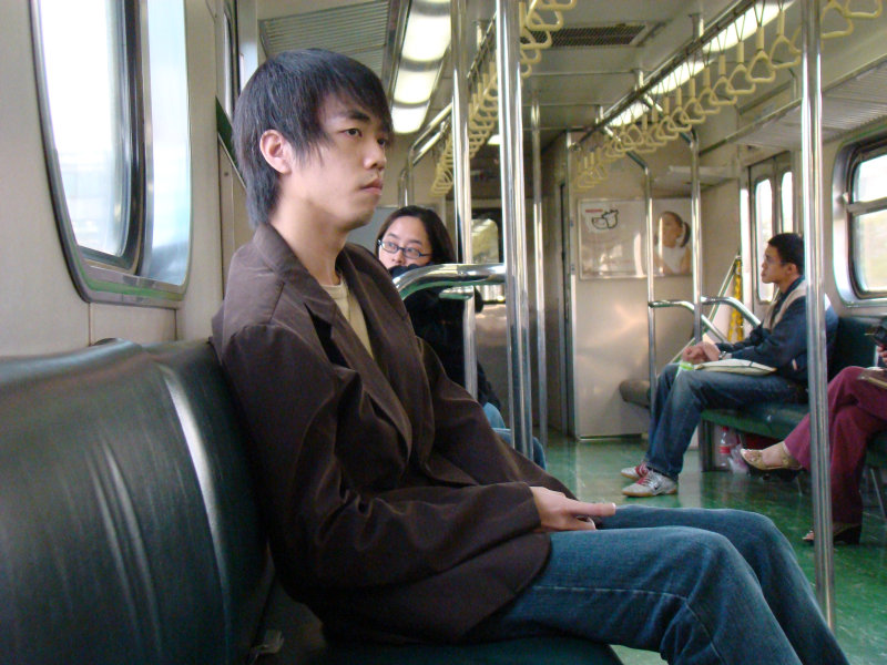 台灣鐵路旅遊攝影電車-區間車旅客特寫2008攝影照片13