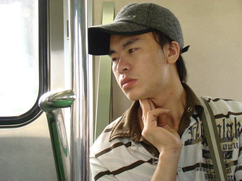 台灣鐵路旅遊攝影電車-區間車旅客特寫2008攝影照片26