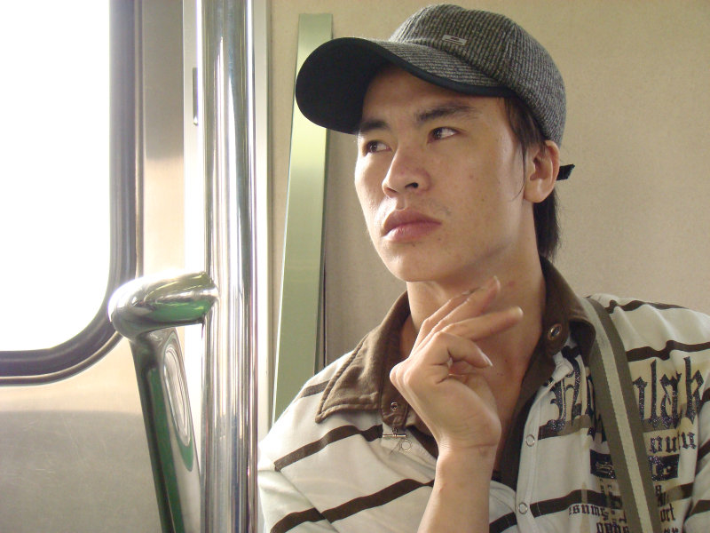台灣鐵路旅遊攝影電車-區間車旅客特寫2008攝影照片27