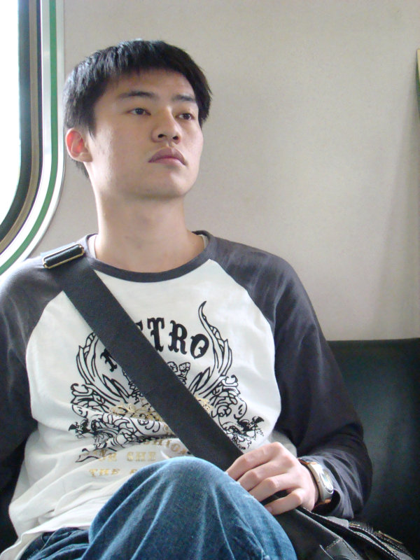 台灣鐵路旅遊攝影電車-區間車旅客特寫2008攝影照片51