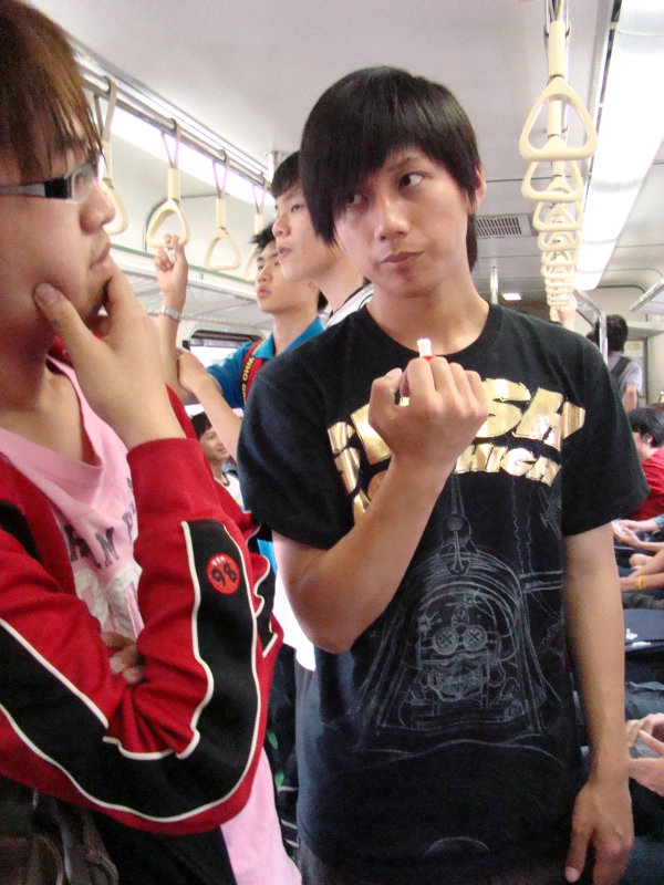台灣鐵路旅遊攝影電車-區間車旅客特寫2008攝影照片56